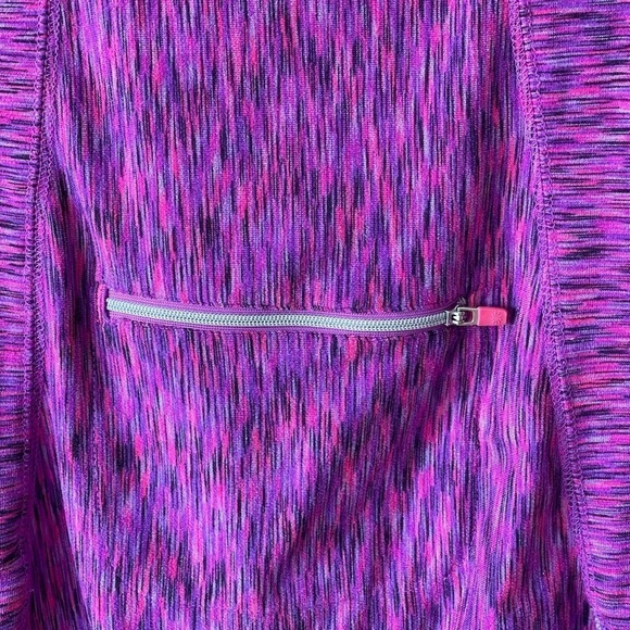 Athleta XS quarter zip pullover top athletic wear with thumb holes - Picture 13 of 15